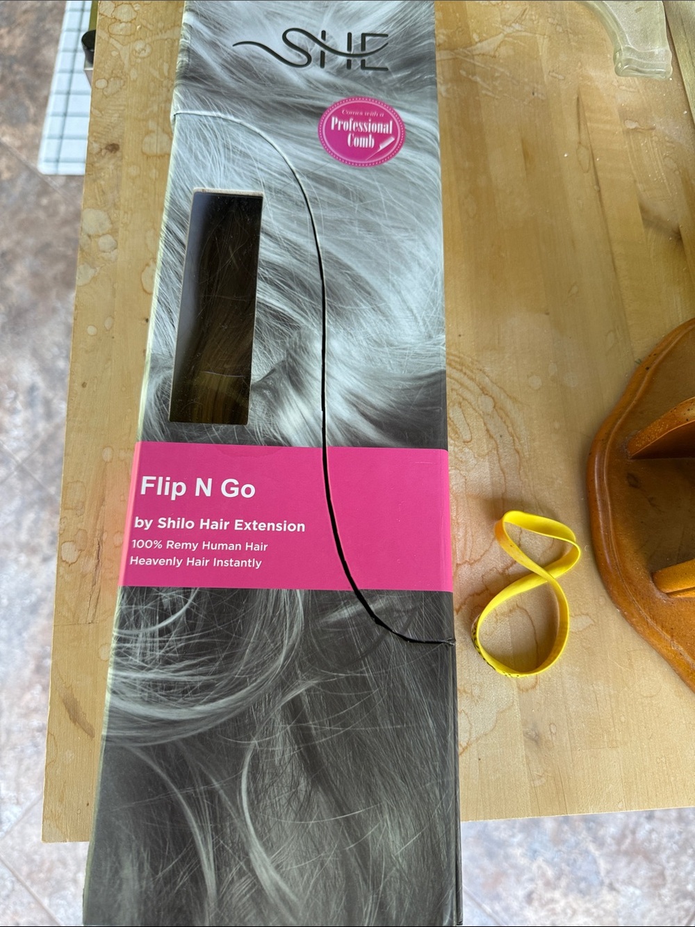 Flip N Go Remy Human Hair Extension - by shilo hair extensions